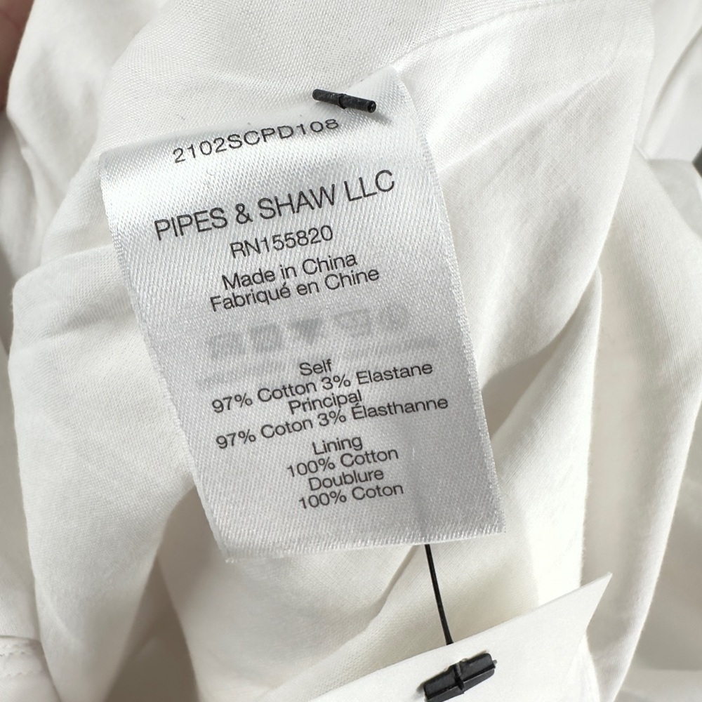 Veronica Beard Cita Shirt Dress Womens Size 12 White Minimalist Ruched Capsule - Picture 6 of 10